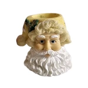 Vintage Santa Claus  Tea Light Candle Holder 3"
